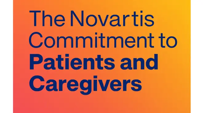 The Novartis Commitment to Patients and Caregivers