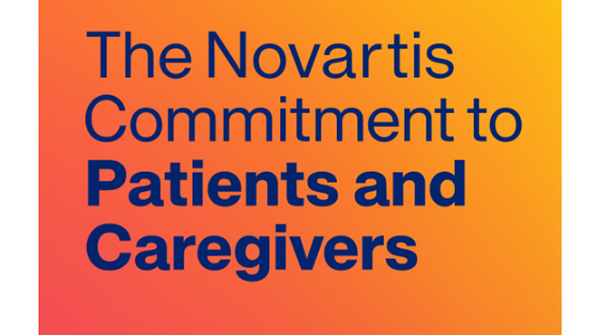 The Novartis Commitment to Patients and Caregivers