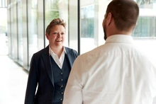 Photo of people at work