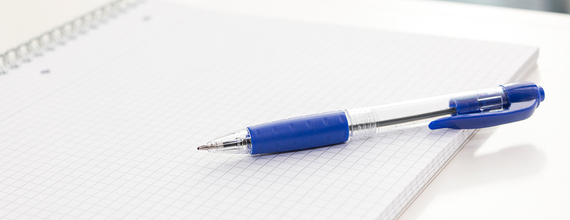 Pen on Notebook