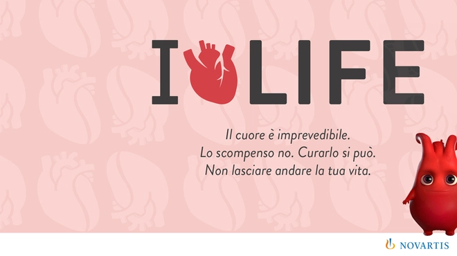 I love life - il cuore è imprevedibile, lo scompenso no, curarlo si può I love life - il cuore è imprevedibile, lo scompenso no, curarlo si può