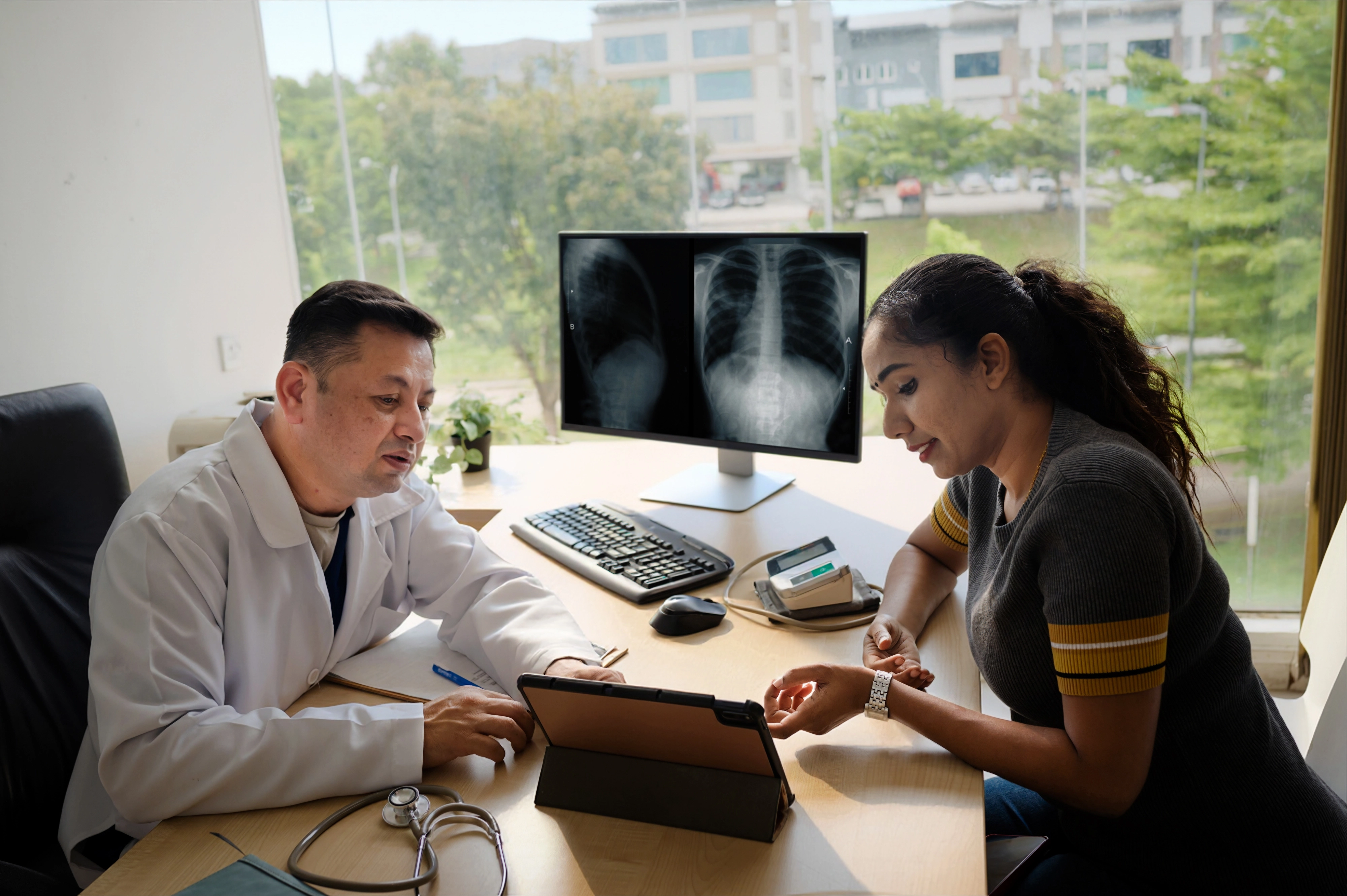 doctor-and-patient-reviewing-chest-x-ray-images