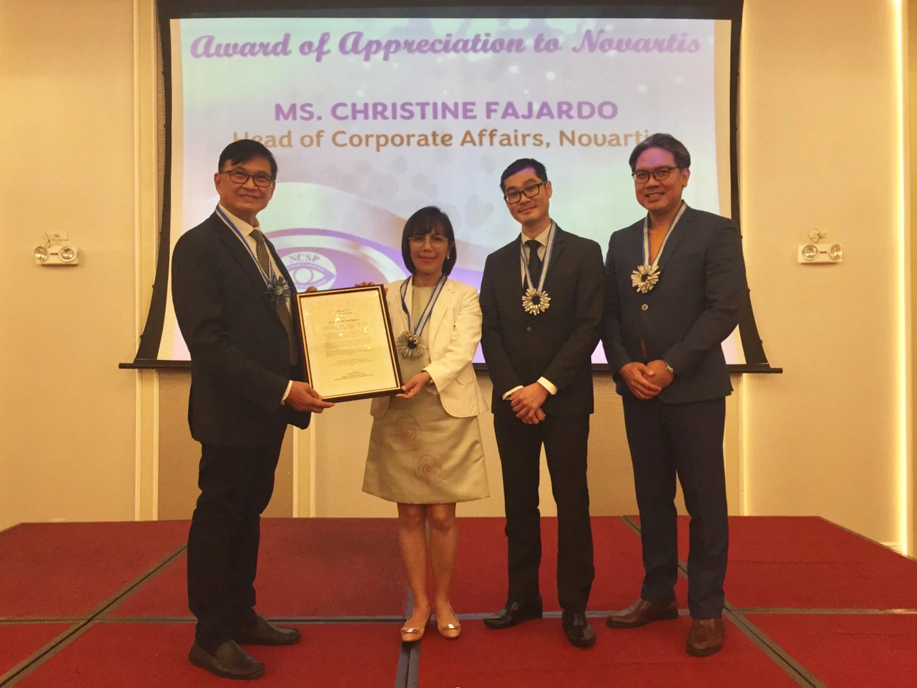 Novartis recognized for supporting eye health services amid pandemic