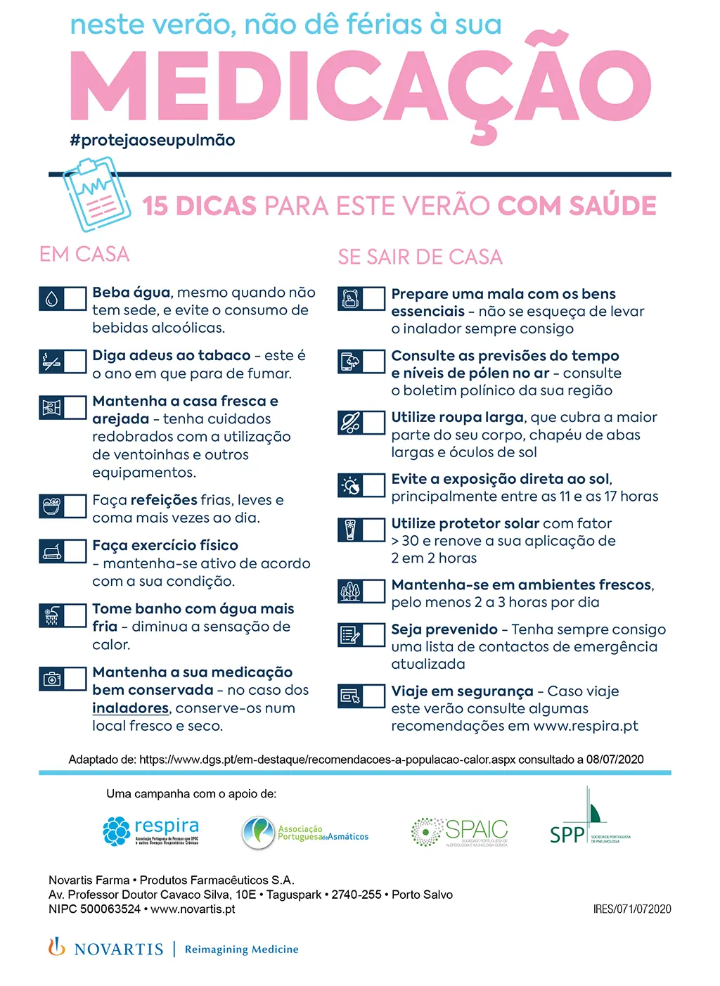 15 dicas para este verão com saúde