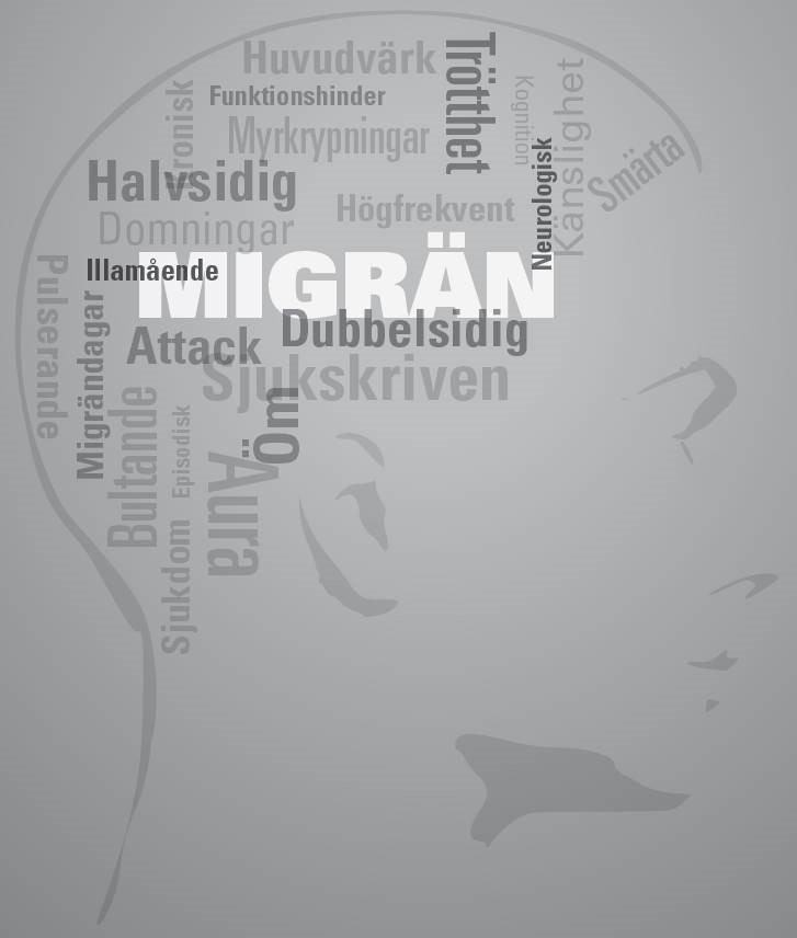 Migrän kan drabba personer på olika sätt. Illustration.