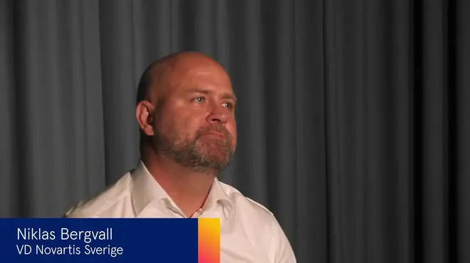 Niklas Bergvall vd Novartis Sverige