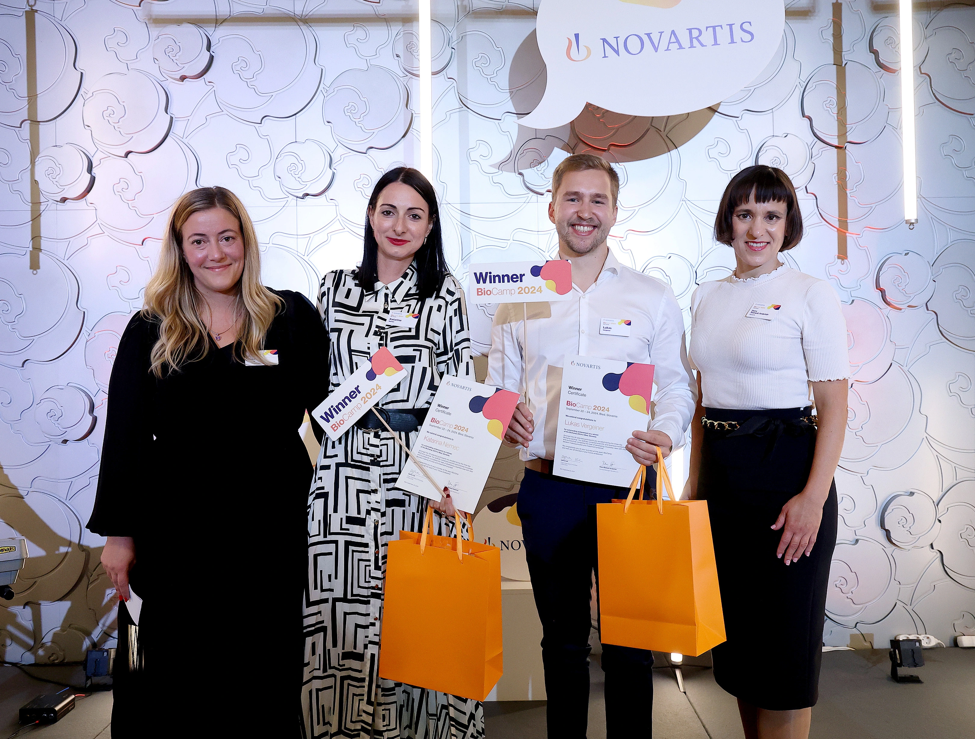 BioCamp winners - Katarina Nemec and Lukas Vergeiner