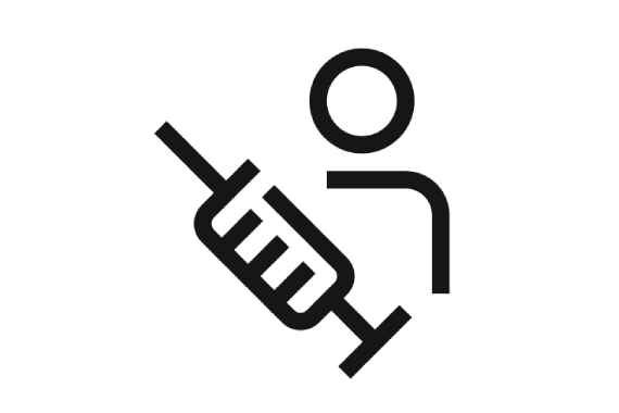 Vaccination station icon