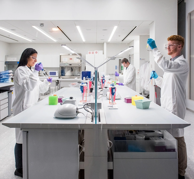 Laboratorij v Novartisu v Mengšu