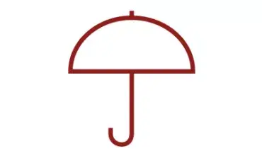 Icon of an umbrella