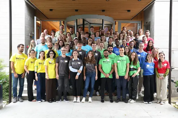 Skupinska fotografija udeležencev BioCamp