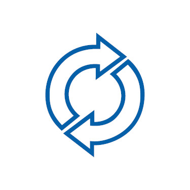 Icon of two circling arrows