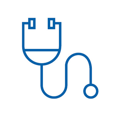 Icon of stethoscope