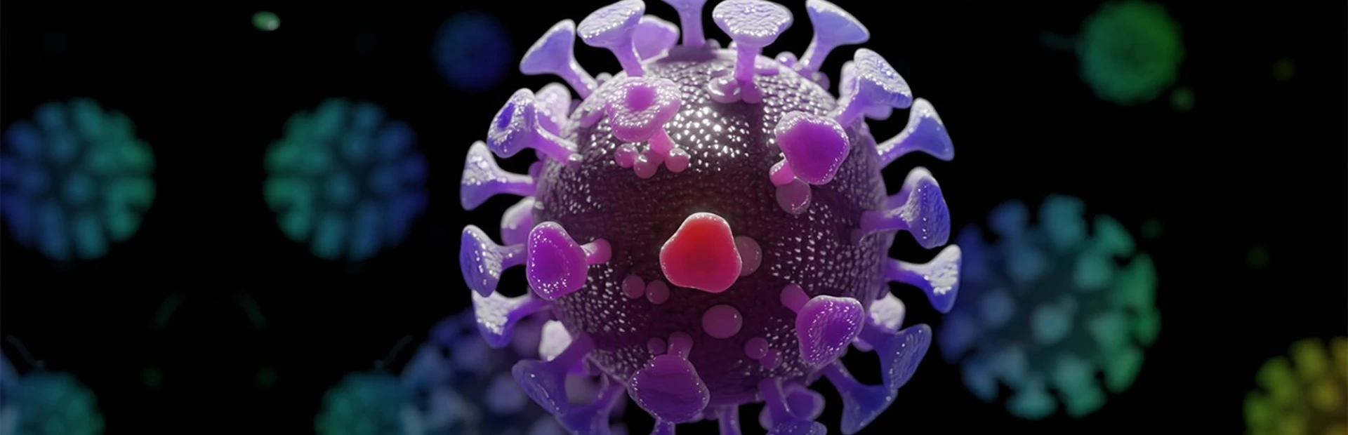 3D rendering of coronavirus disease (COVID-19), the novel coronavirus causing the pand
