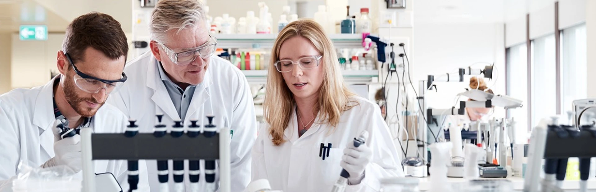 Scientists in the lab