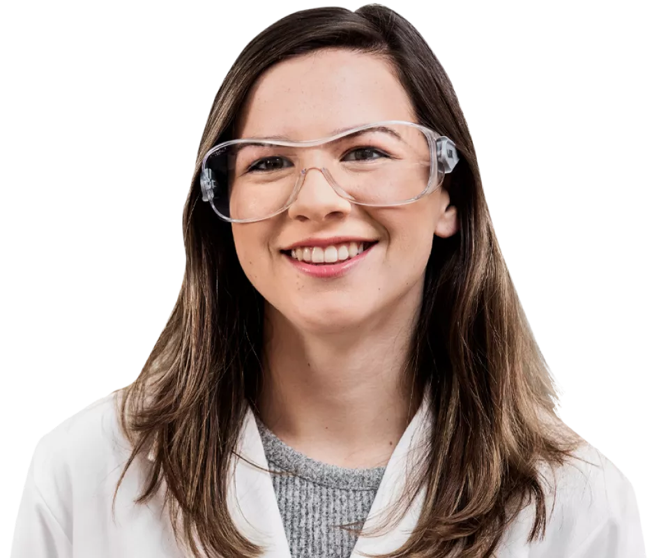 A portrait of a female Novartis scientist