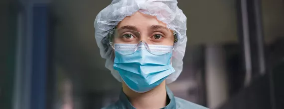 Silvia Bally, a Novartis employee at a production facility in Stein, Switzerland