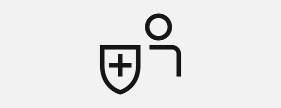 Icon representing patient safety
