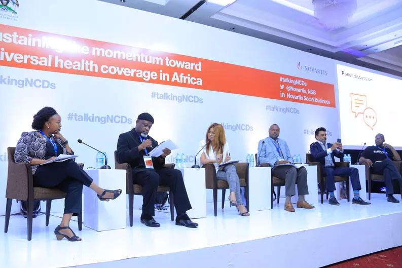 Panel discussion at the fourth Novartis Social Business stakeholder dialogue in Africa