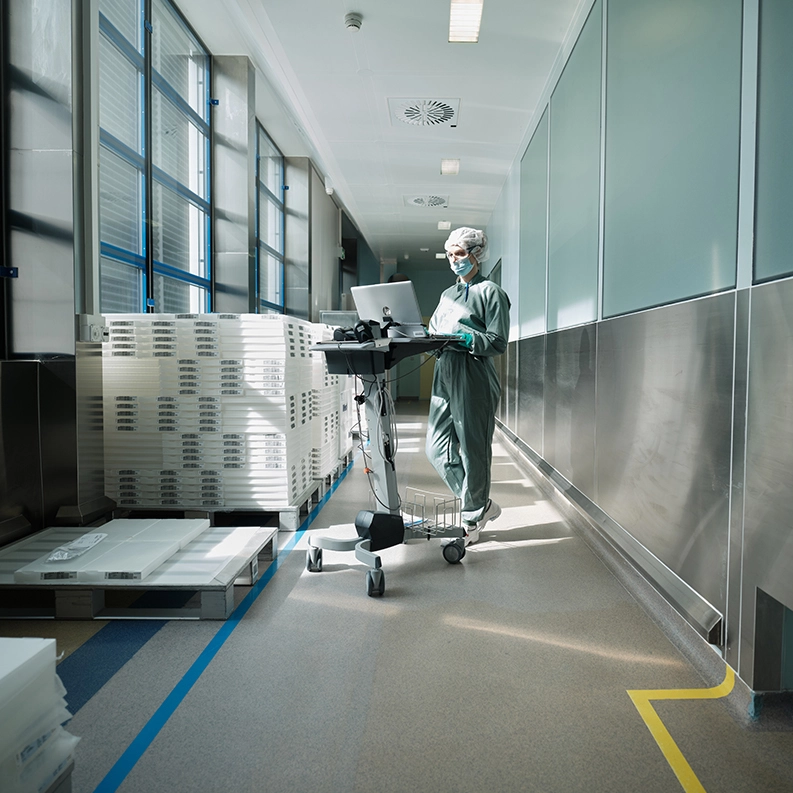 Silvia Bally, process expert at the Novartis manufacturing site in Stein, Switzerland