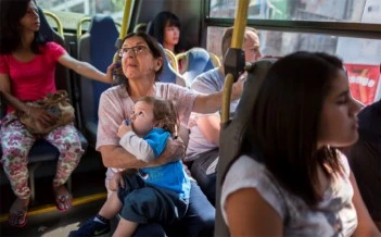Cataracts mean Maria has difficulty using public transport, relying on passersby to read bus signs to her.