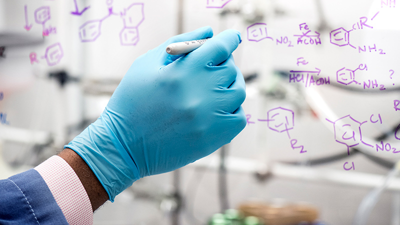 Scientist at work