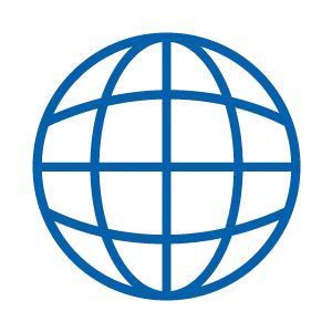 Business globe icon