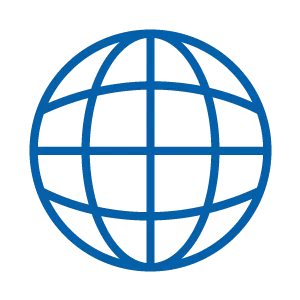 Business globe icon