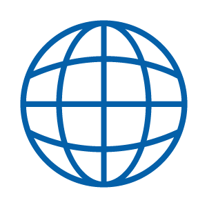 Business globe icon