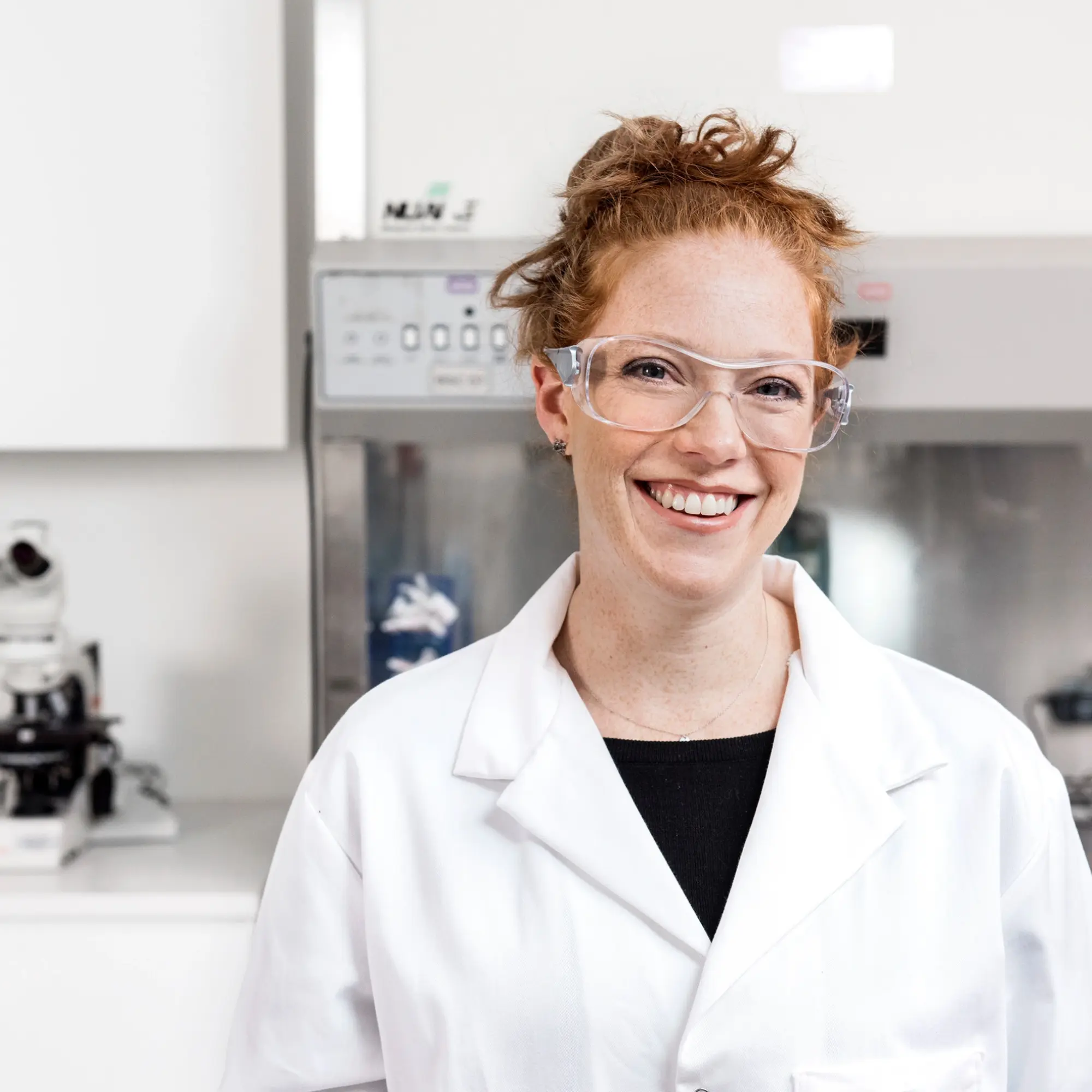 Woman scientist in a lab