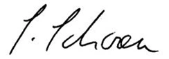Signature of Dr Severin Schwan Chairman of the Board Roche
