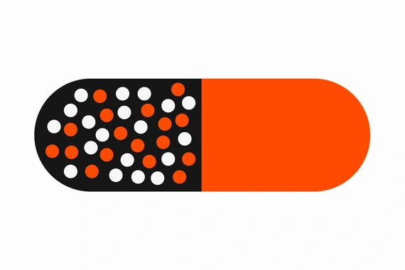 Illustration representing a pill
