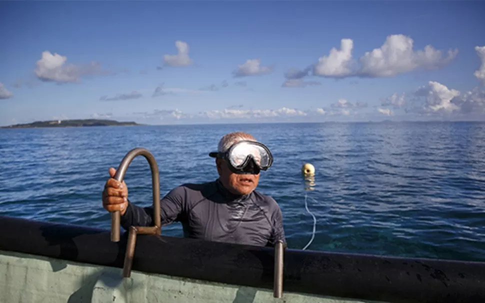 Kakusei Yamashiro, 84 year old octopus fisherman