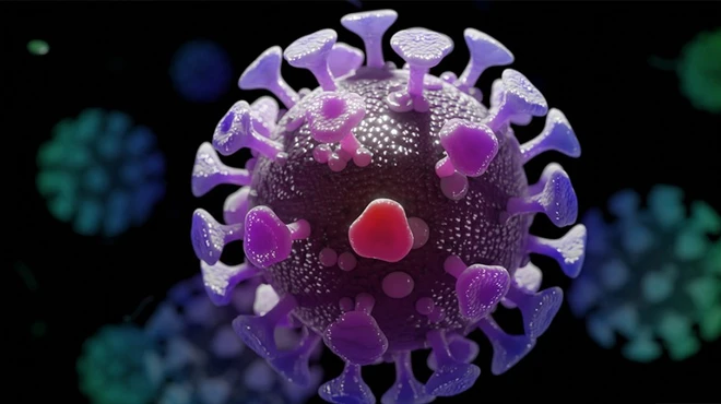 3D rendering of coronavirus disease (COVID-19), the novel coronavirus causing the pand