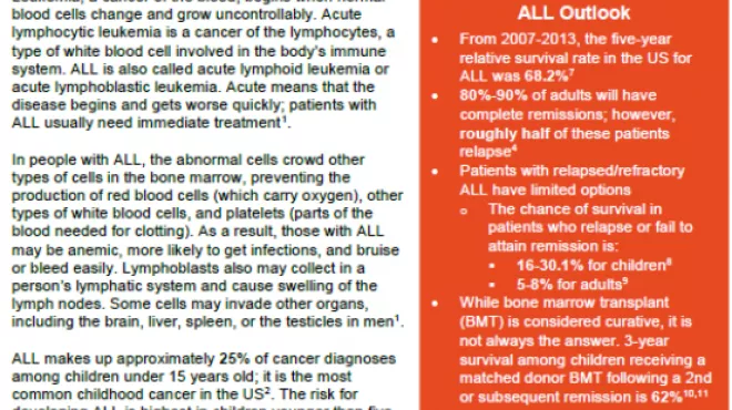 Document on Acute Lymphoblastic Leukemia (ALL)