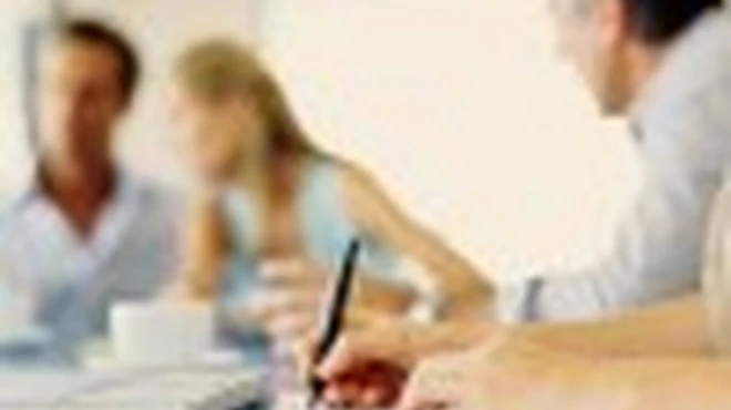 Group of business people in a meeting room