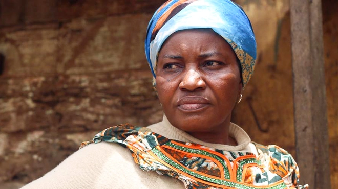 Woman with hypertension in Cameroon