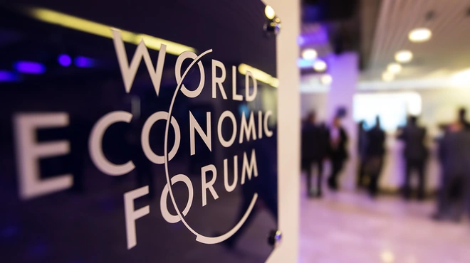 World Economic Forum sign