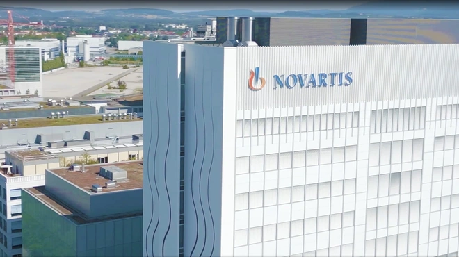 Picture of a Novartis building on Basel campus