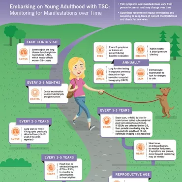 Embarking on Young Adulthood with TSC: Monitoring for Manifestations Over Time