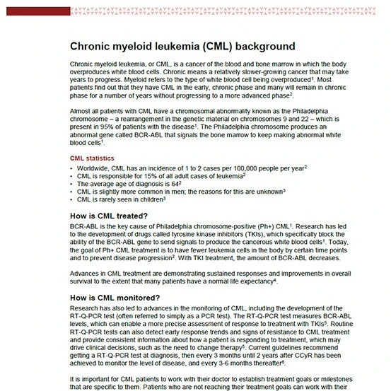2017 CML Background Fact Sheet