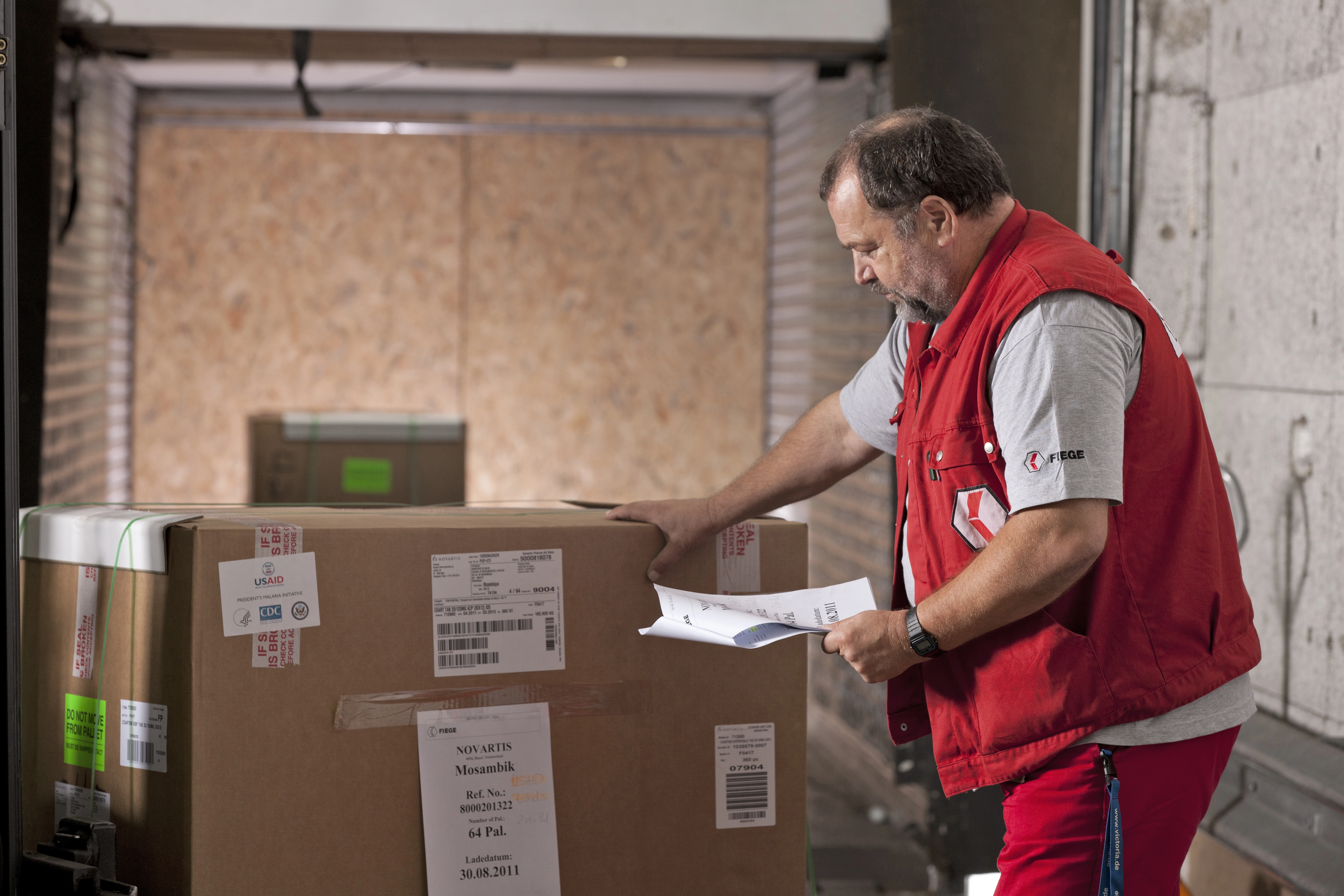 Worldwide Distribution Center for the Novartis Antimalarial in Basel, Switzerland