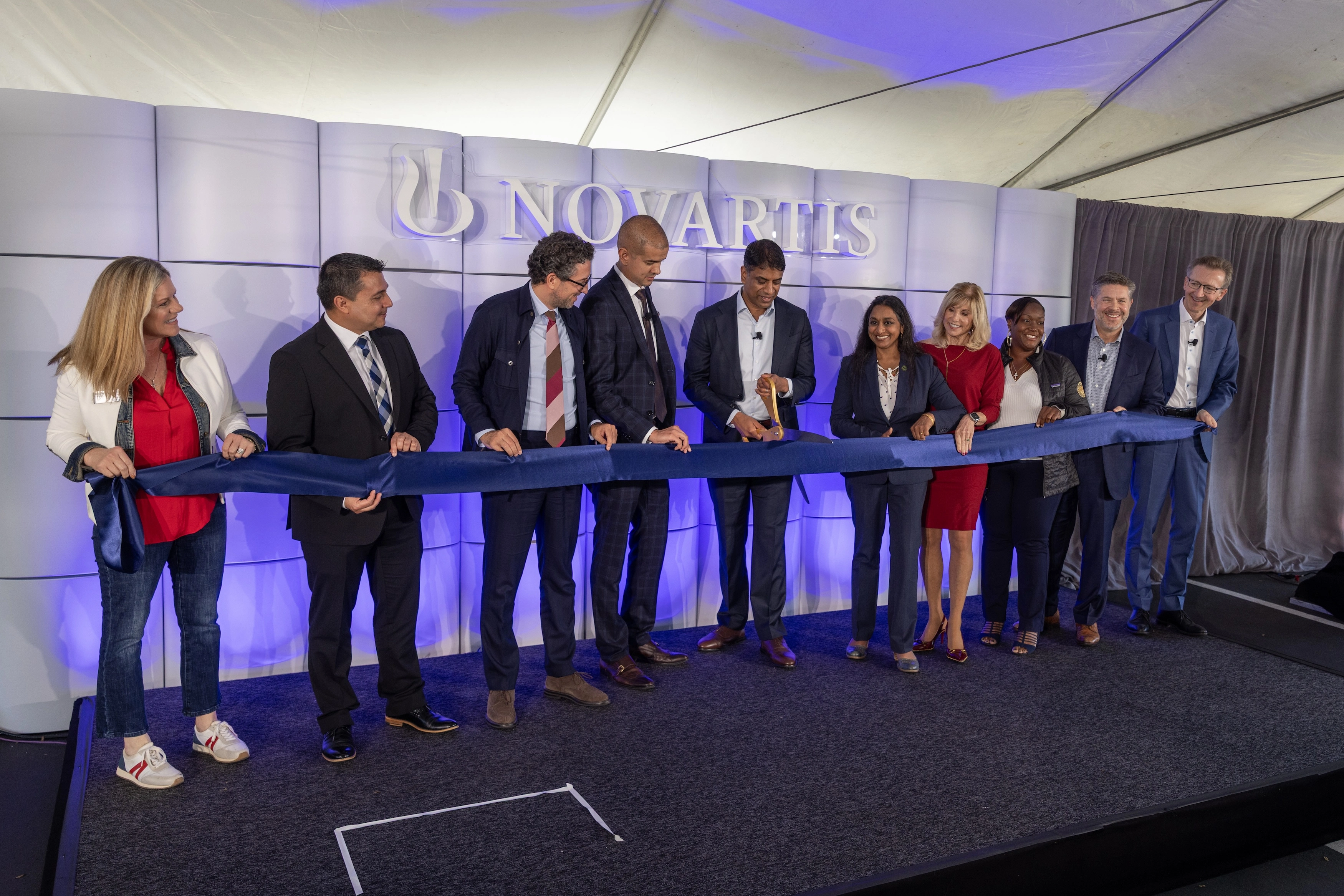 Novartis RLT Facility Ribbon cutting - Carlsbad CA USA (A)