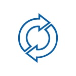 Icon of two circling arrows