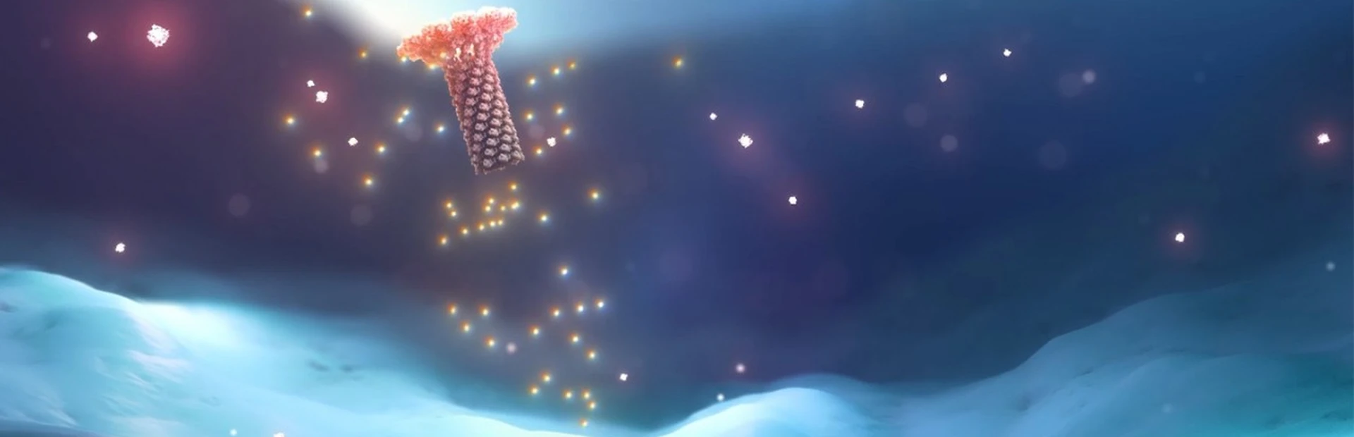 Artist’s depiction of the inflammasome.