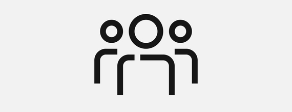Icon representing a group of people