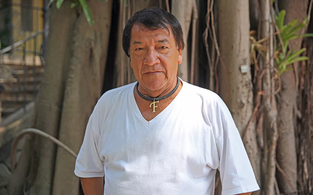 Fredy Ernesto Montero, a retired TV actor, Brazil