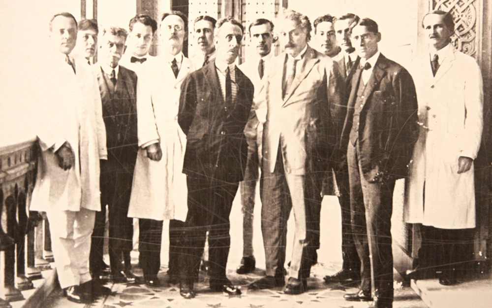 Albert Einstein and Carlos Chagas