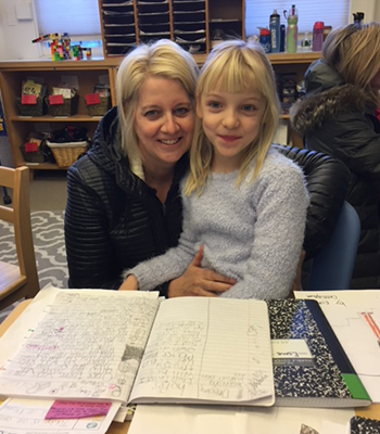 Jean Silveri spending time with her daughter