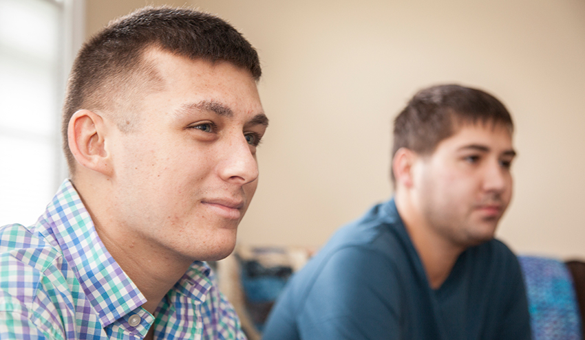 Tyler Patron and his brother Zach have cystic fibrosis